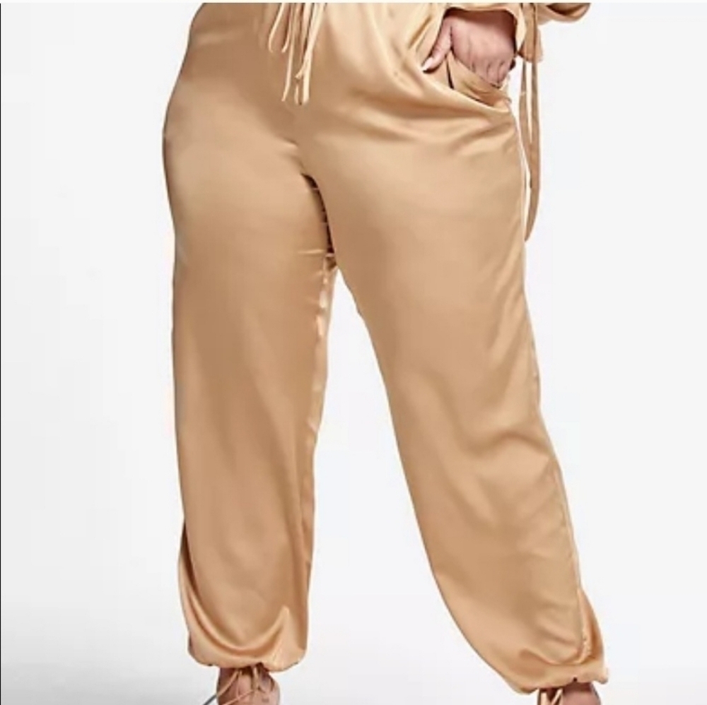 Selena Satin Jogger Pants
